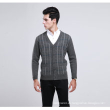 Suéter de manga larga con cuello en V de lana y cachemira Yak / Ropa / Ropa / Prendas de punto